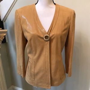 NWOT Lafayette 148 New York leather jacket /size 8